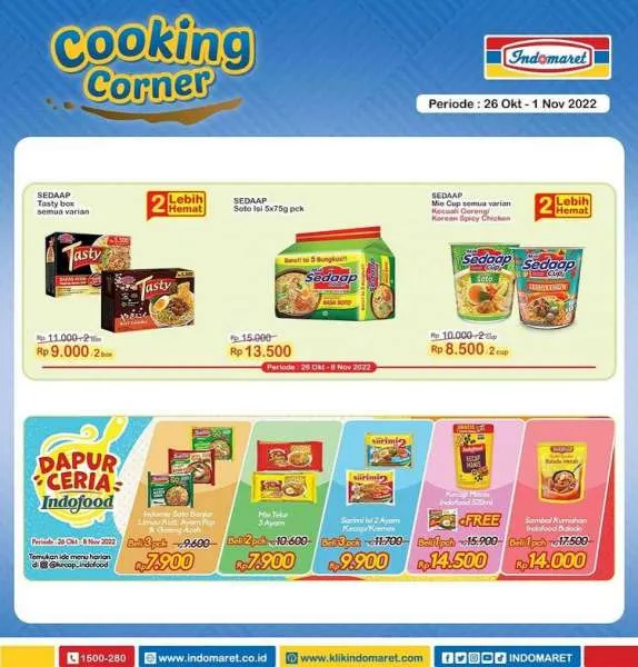 Promo Indomaret Super Hemat 26 Oktober-1 November 2022
