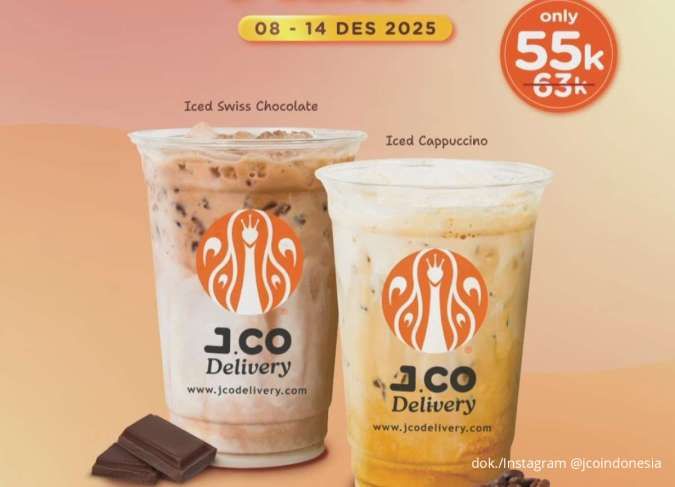 Promo J.CO Your Favorite Picks sampai 14 Desember: 2 Minuman Favorit Cuma Rp 55K