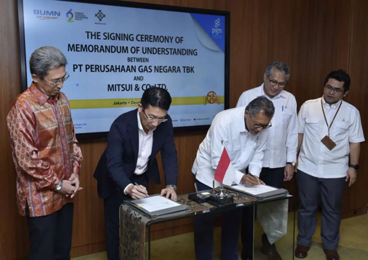 Kembangkan aplikasi layanan gas bumi, PGN gandeng Mitsui