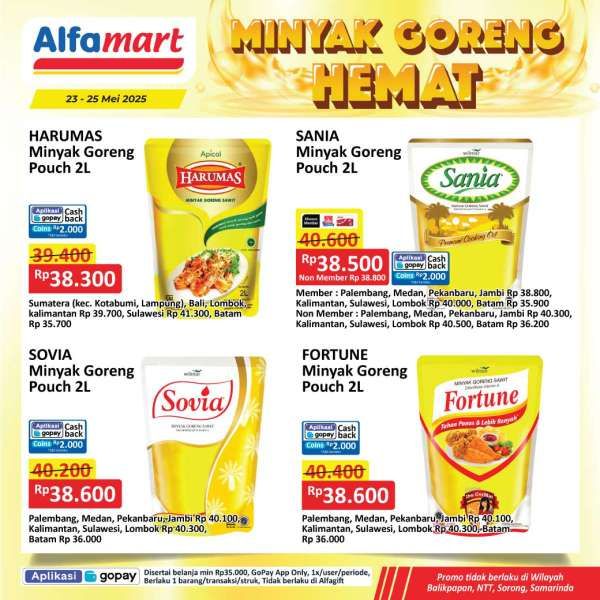 Promo Minyak Goreng Hemat di Alfamart 23-25 Mei 2025