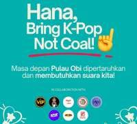 Penggemar K-Pop Serukan Hana Bank Hentikan Pendanaan Batubara di Indonesia