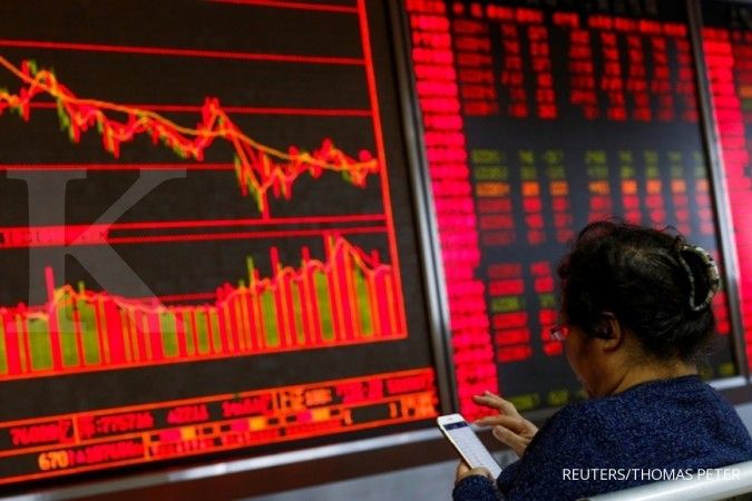 Bursa China menjadi pasar saham paling jeblok tahun 2018