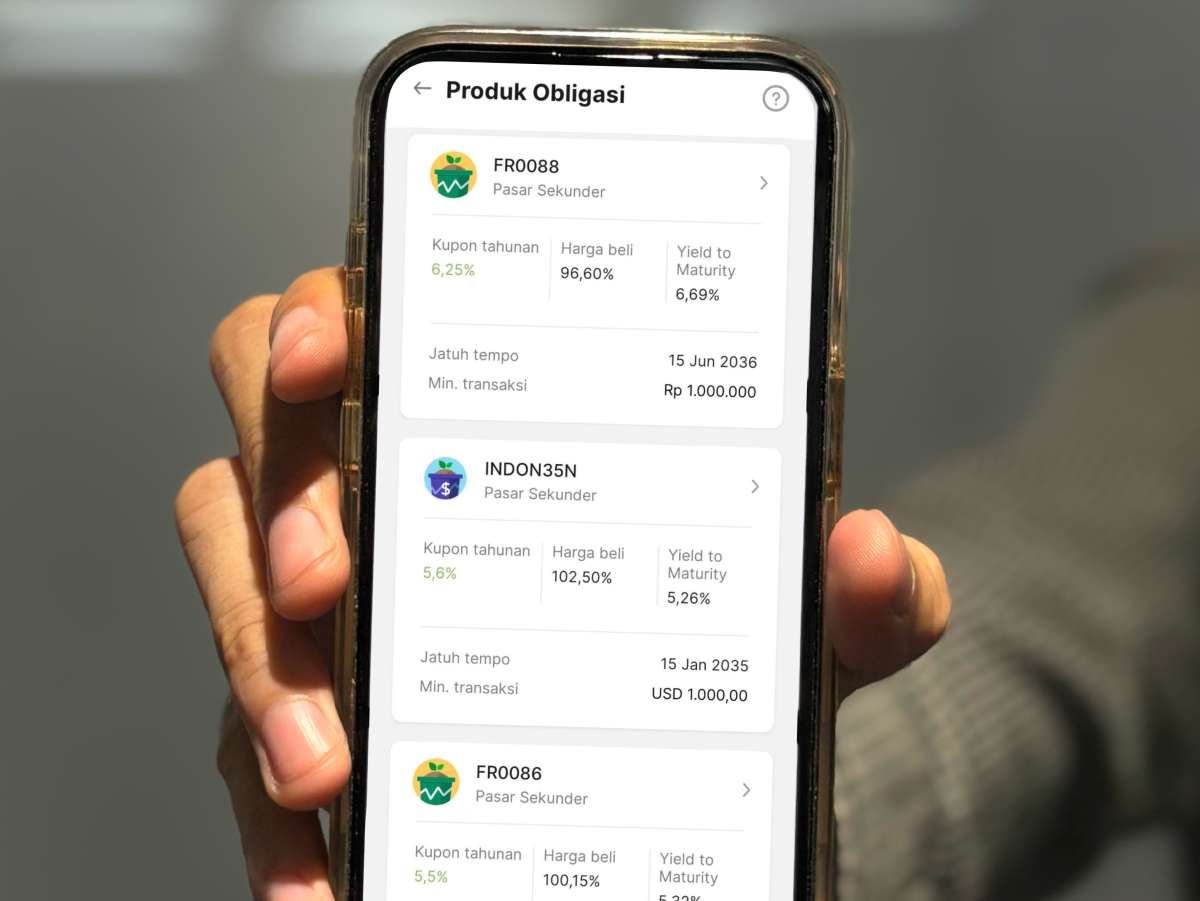Tanpa Modal Jumbo, Bisa Beli Obligasi di Pasar Sekunder