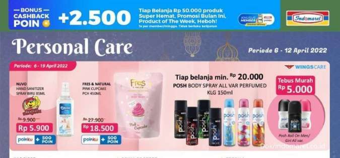 Promo Indomaret Super Hemat Mingguan Terbaru 6-12 April 2022