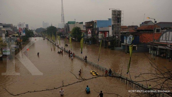 Inilah titik-titik banjir di Jakarta hari ini