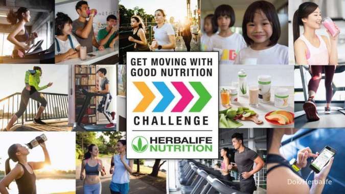 Rayakan ulang tahun ke 40, Herbalife kampanyekan get moving dengan virtual run