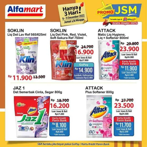 Katalog Harga Promo JSM Alfamart 9-11 Desember 2022