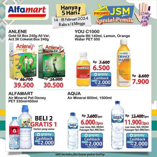 Promo JSM Alfamart Spesial Pemilu 14-18 Februari 2024