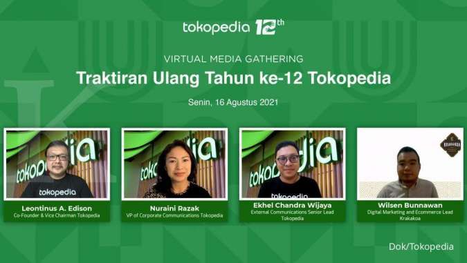Rayakan HUT ke-12, Ini Daftar Traktiran Tokopedia untuk Indonesia