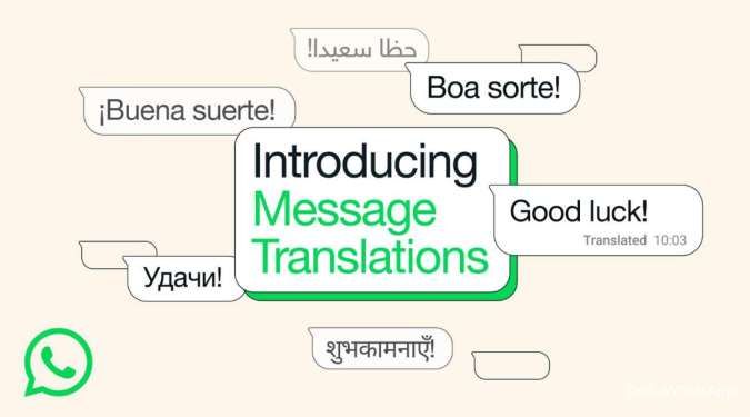 Fitur Terjemahkan Pesan di WhatsApp