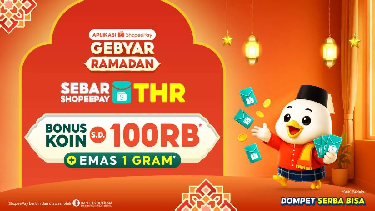 Kirim THR Pakai ShopeePay Berpeluang Dapat Bonus Saldo Rp10 Ribu