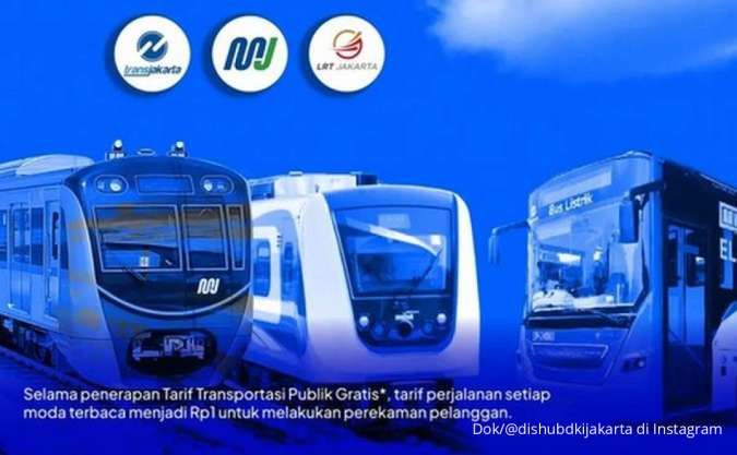 Naik Transjakarta, MRT & LRT Gratis Sampai 7 September 2025, Ini Syaratnya