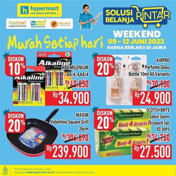 Promo Hypermart Hyper Diskon Weekend Periode 9-12 Juni 2023