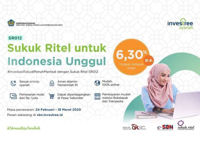 Bidik Dana Rp 8 Triliun, Sukuk Ritel SR012 Masih Menjanjikan