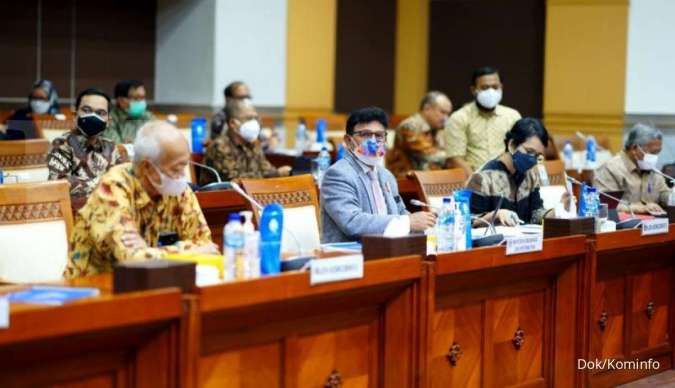 Raker Komisi I DPR RI dengan Kominfo, KPI Pusat, KIP Pusat & Dewan Pers Terkait Pagu Anggaran Kominfo T.A. 2022