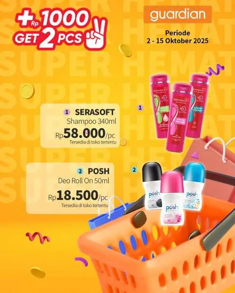 Promo Guardian Super Hemat Periode 2-15 Oktober 2025