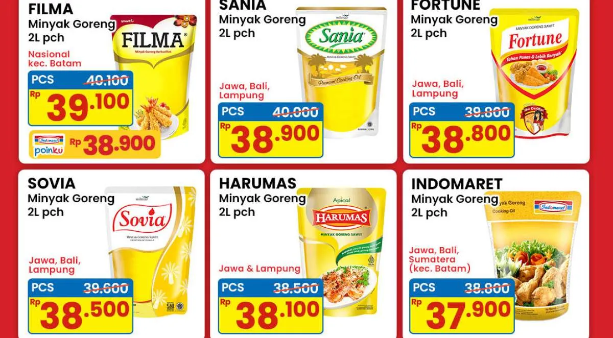 Promo Minyak Goreng di Indomaret Berakhir Besok, Potongan Harga Terbaru di Superindo