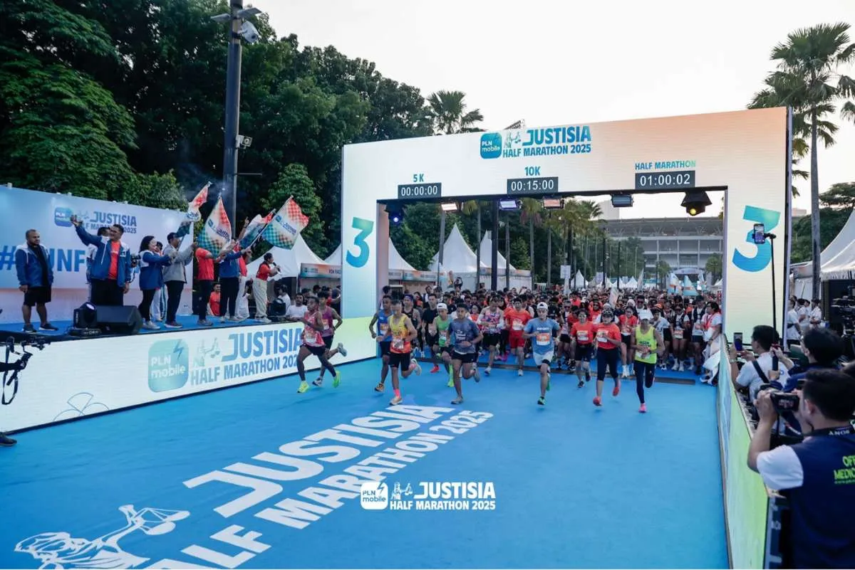 Justisia Half Marathon 2025 Sukses Digelar di Plaza Barat GBK Senayan