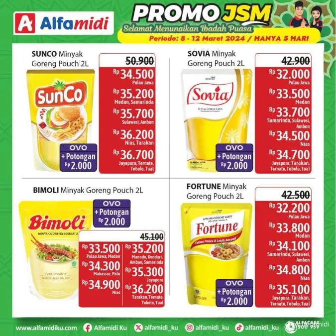 Promo JSM Alfamidi Hanya 5 Hari Periode 8-12 Maret 2024