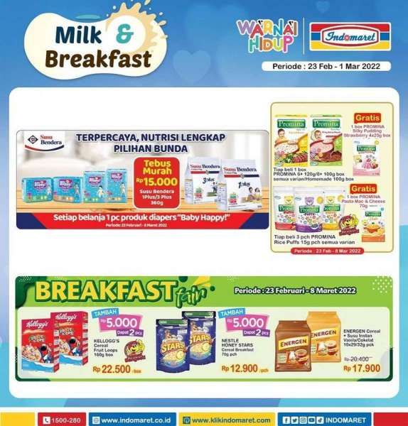 Promo Indomaret Super Hemat Mingguan 23 Februari-1 Maret 2022