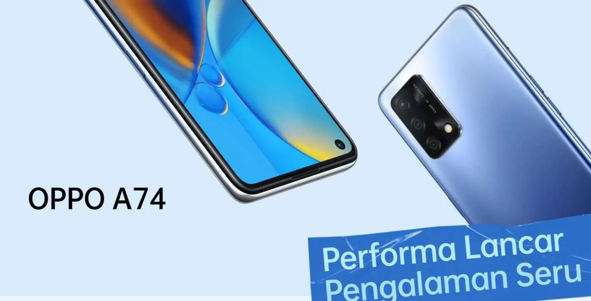 Cek harga HP OPPO A74 terbaru, unggul dengan RAM 6GB dan kamera 48MP
