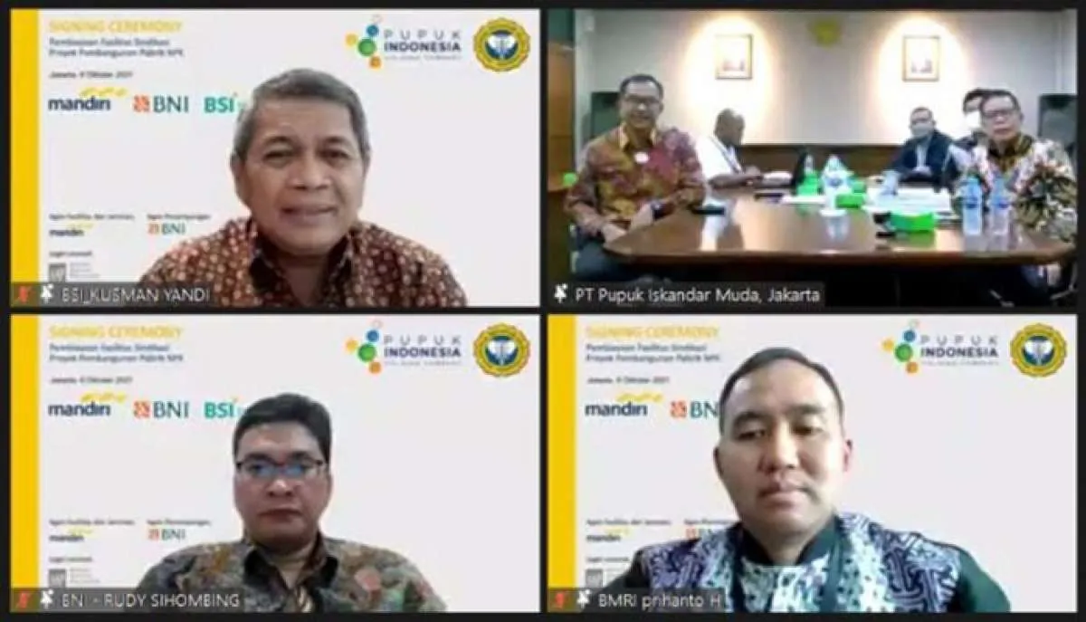 BSI gelontorkan pembiayaan sindikasi di proyek pembangunan pabrik Pupuk Iskandar Muda