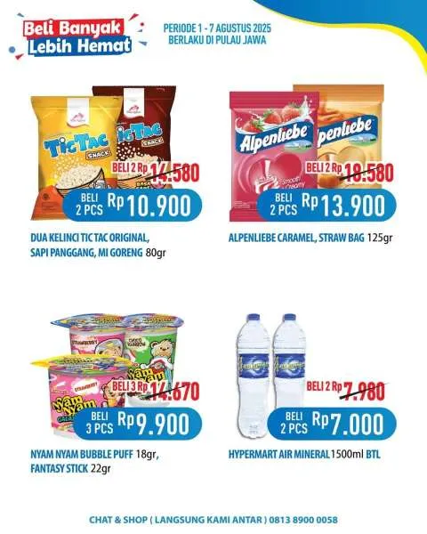 Promo Hypermart Beli Banyak Lebih Hemat Periode 1-7 Agustus 2025
