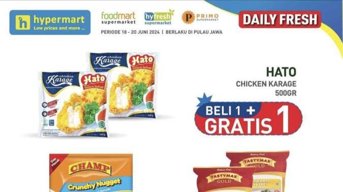 Katalog Promo Hypermart Hyper Diskon Weekday Terbaru Periode 18-20 Juni 2024