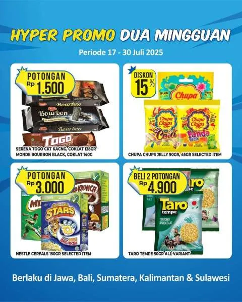 Promo Hypermart Dua Mingguan Periode 17-30 Juli 2025