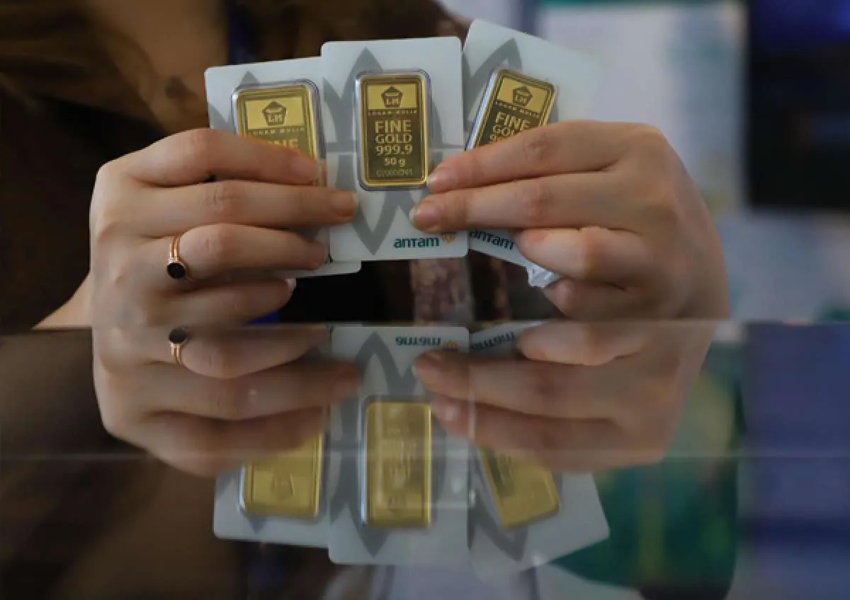 Harga emas Antam 24 karat capai rekor, sebulan naik 15,83%