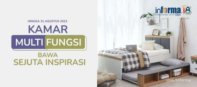 Promo Informa Agustus 2022, Diskon untuk Set Furnitur Kamar Tidur Minimalis!