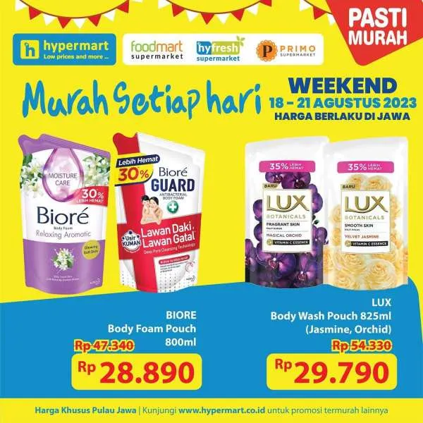 Katalog Promo JSM Hypermart Terbaru 18-21 Agustus 2023