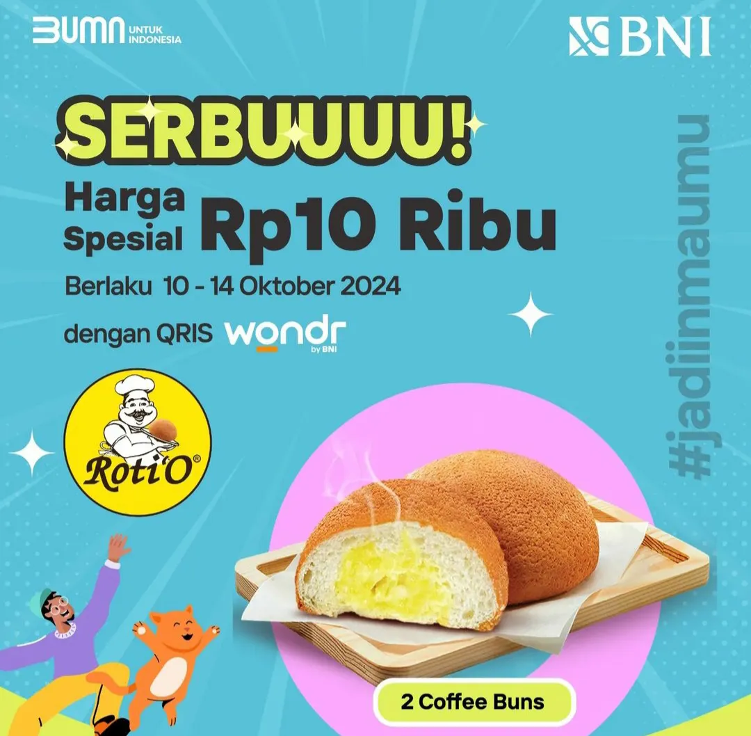 Promo 10.10 Wondr by BNI x RotiO