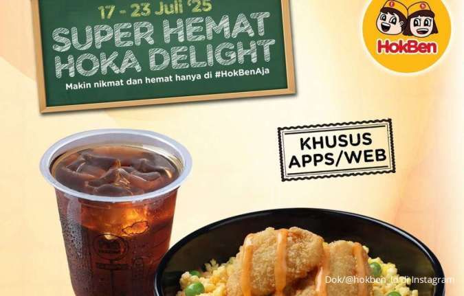 Promo HokBen Khusus Web atau Aplikasi Bulan Juli 2025, Hoka Delight Cuma Rp 9.000