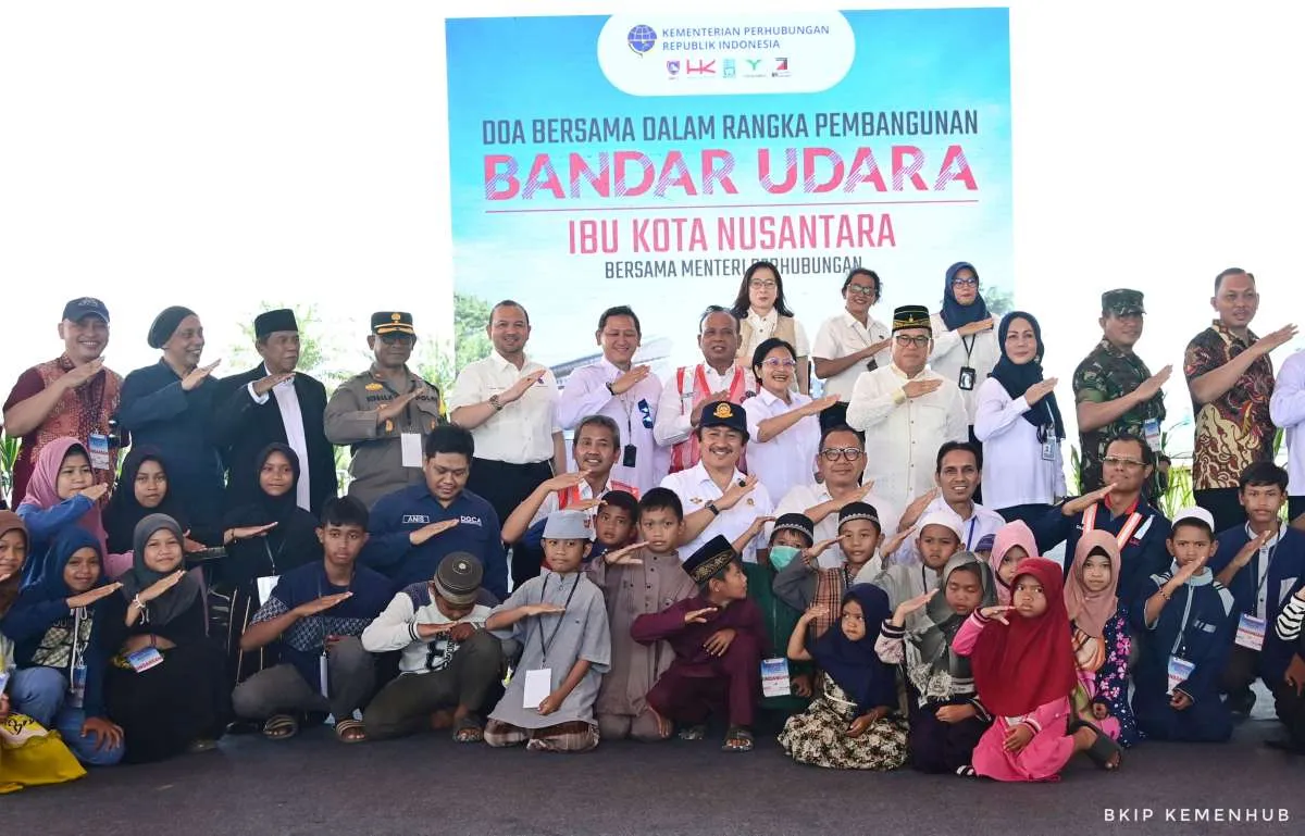 Kemenhub & Masyarakat Gelar Doa Syukur Pembangunan Bandara IKN Telah Dimulai