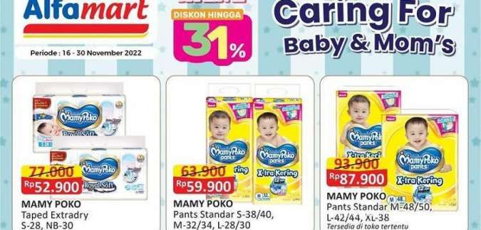 Harga Promo Alfamart Hari Ini 24 November 2022, Diskon Besar Sampai 31%