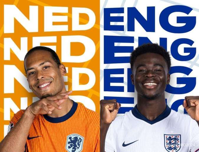 Jadwal Semifinal Belanda vs Inggris di Euro 2024: Posisi Seimbang di Ujung Pisau