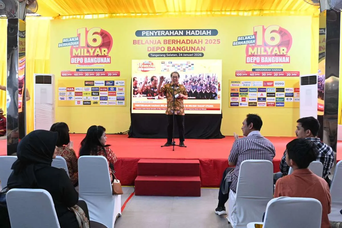 Depo Bangunan Lanjutkan Program Undian, Total Hadiah Rp 17 Miliar