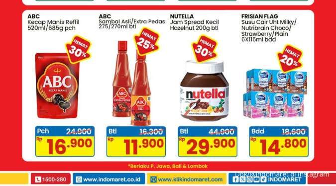 Promo Indomaret Weekend Hemat Minggu Ini, Diskon Kecap Sampai Susu UHT