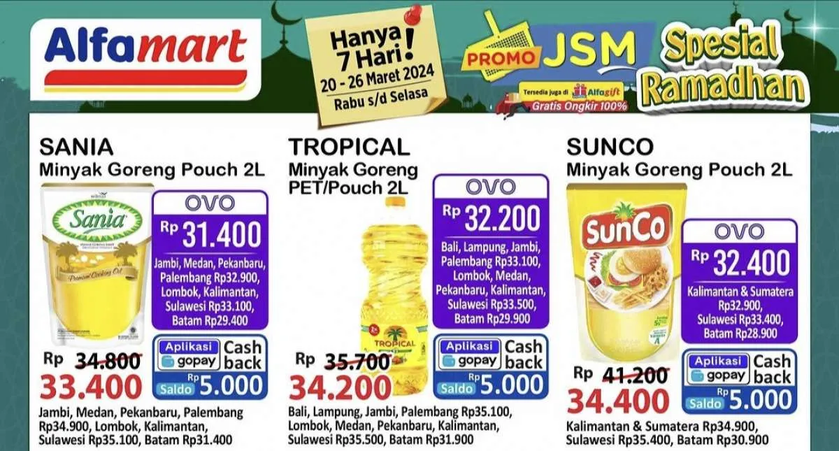 Promo Alfamart Hanya 7 Hari Spesial Ramadhan Maret Akan Berakhir Besok, Harga Hemat