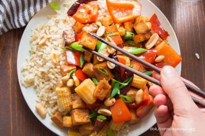 Resep Tahu Tempe Mete Bumbu Kungpao, Masakan Komplet untuk Sarapan Keluarga