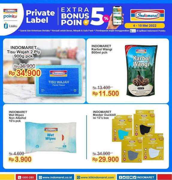 Promo Indomaret Super Hemat Mingguan Mulai 4-10 Mei 2022