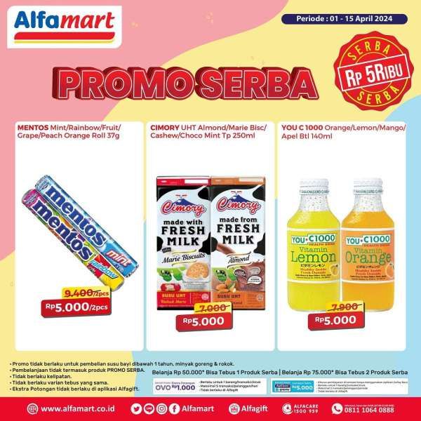 Promo Alfamart Terbaru 1-15 April 2024