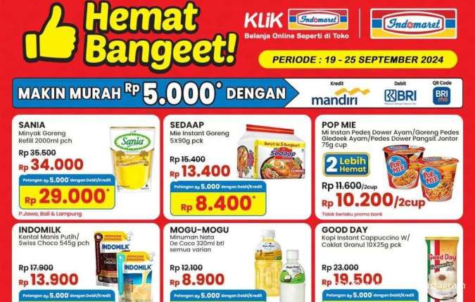 Promo Indomaret 19-25 September 2024, Beli Indomilk dan Mie Sedaap Lebih Hemat