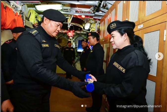 Disebut Calon Kuat Panglima TNI, KSAL Yudo Margono Temui Ketua DPR di Kapal Selam
