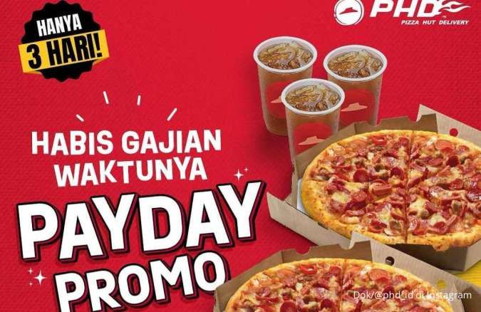 Promo Pizza Hut Delivery Payday 28-30 Desember 2024, Promo Makan Berdua atau Bertiga