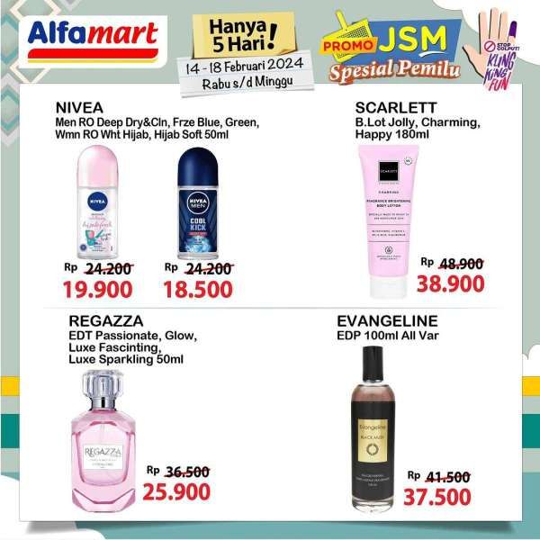 Promo JSM Alfamart Spesial Pemilu 14-18 Februari 2024