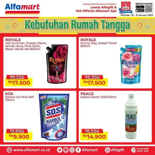 Promo Alfamart 16-31 Januari 2022