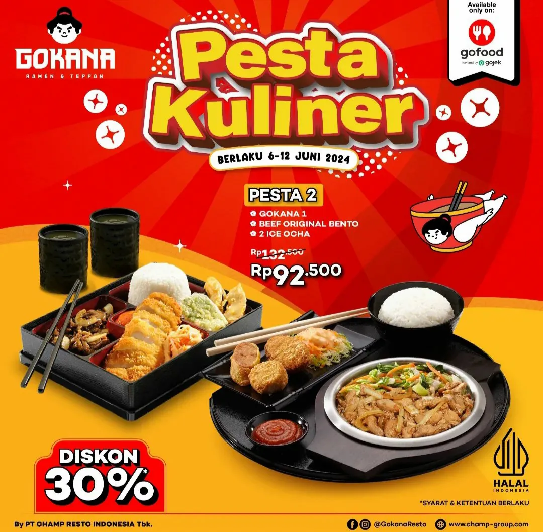 Promo Gokana Pesta Kuliner