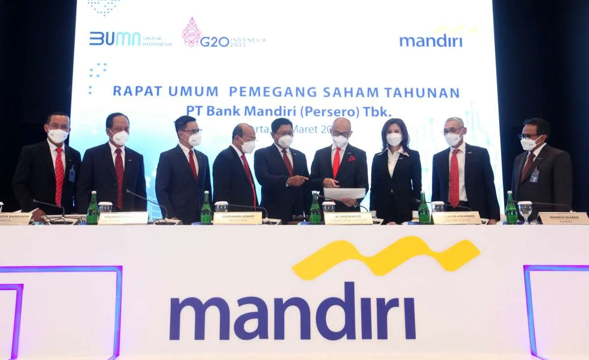 RUPST Bank Mandiri (BMRI) Sepakat Bagikan Dividen Rp 16,82 Triliun